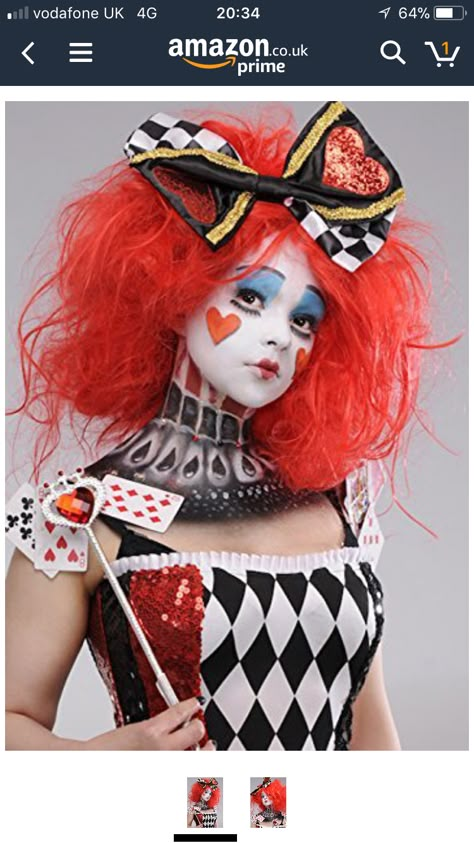 Queen Of Diamonds Costume, Bookweek Costumes, Easter Face Paint, Cabelo Pin Up, Halloween Alice In Wonderland, Queen Of Hearts Makeup, Alice In Wonderland Diy, Alice In Wonderland Illustrations, Alice In Wonderland Characters