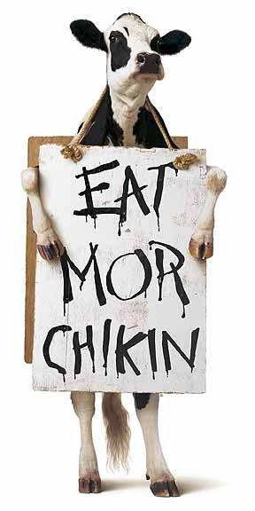 Chick- Fil- A Cow / Chick-Fil-A Restaurants Eat More Chikin, Chalkboard Sayings, Eat Mor Chikin, Funny Breakfast, Cow Appreciation Day, Eat More Chicken, Trunk Or Treat, A Cow, Chick Fil A