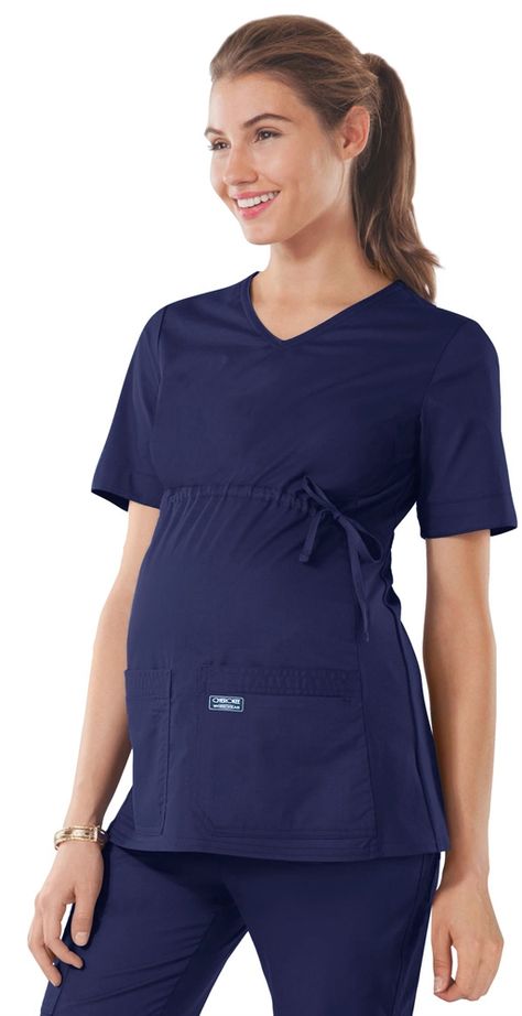 Maternity Cargo Pants, Maternity Scrub Top, Maternity Work Wear, Maternity Scrubs, Scrubs Outfit, Nursing Fashion, Scrubs Uniform, Medical Uniforms, Nurse Uniform