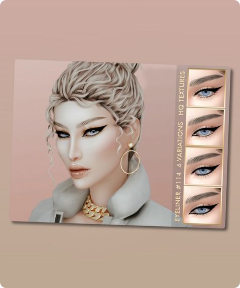 Sims 4 Eyeliner CC: Eyeliner  114 Eyeliner Sims 4 Cc, Eyeliner Sims 4, Sims 4 Cc Eyeliner, Sims 4 Cc Download, Makeup Cc, Sims 4 Children, Sims 4 Cc Makeup, Aqua Eyes, Cat Eyeliner