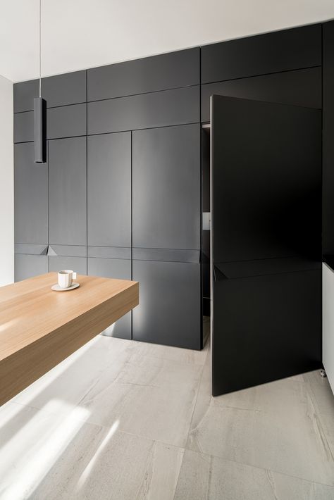 Monochrome Interior Design, Hidden Doors In Walls, Hidden Doors, Invisible Doors, Monochrome Interior, Door Design Modern, Secret Door, Door Design Interior, Hidden Door