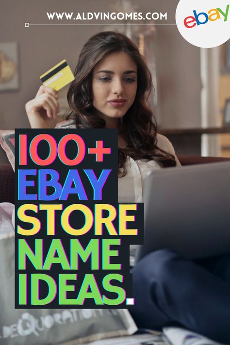 Planning to start an eBay Store? We've covered you with 100+ eBay Store Name Ideas for you to grab. #ebay #ebaystore Amazon Store Name Ideas, Reselling Tips, Store Names Ideas, Ebay Selling Tips, Reselling Business, Ebay Reseller, Ebay Hacks, Idea Product, Ebay Account