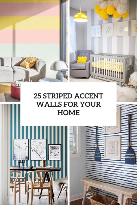 Striped Painted Walls Horizontal, Striped Kitchen Walls, Nursery Striped Wall, Bedroom Stripes Wall, Stripped Walls Ideas, Stripped Painted Walls, Striped Accent Wall Bedroom, Accent Wall Stripes, Stripe Paint Ideas For Walls