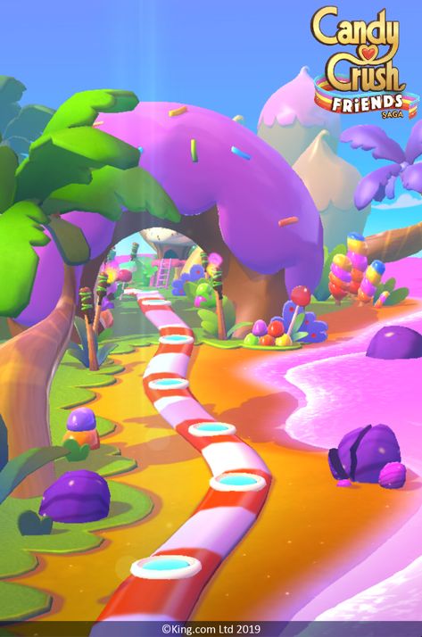 ArtStation - BonBon Beach - Candy Crush Friends Saga, Steve Tramacchi Candy Crush Party, Candy Crush Games, Beach Candy, Candy Crush Saga, Candy House, Cartoon Fish, Isometric Art, Drawing Games, Casual Game