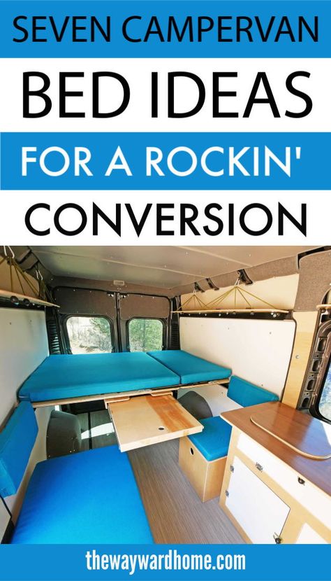 Hiace Camper Conversion, Campervan Beds Ideas, Campervan Bed Ideas Diy, T5 Van Conversion, Van Life Bed Ideas, Van Conversion Bed Ideas, Conversion Van Camper, Small Campervan Interior Ideas, Astro Van Conversion Interiors