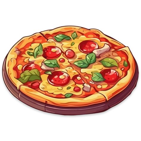 Pizza Illustration Art, Pizza Cartoon Illustrations, Pizza Animation, Cartoon Pizza Slice, Pizza Clipart, Fashion Wall Art Printables, Cartoon Pizza, Pizza Illustration, Pizza Cartoon