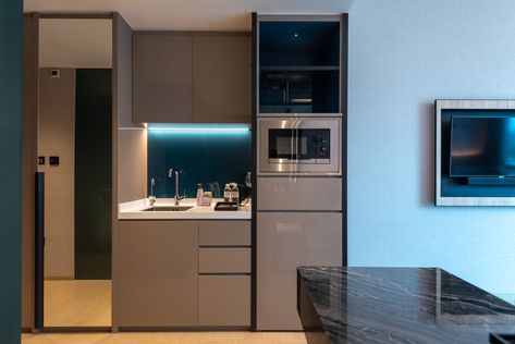 Hotel Suite Kitchenette, Serviced Apartments Interior, Hotel Room With Kitchenette, Hotel Room With Kitchen, Hotel Room Kitchenette, Kitchen Hotel Room, Hotel Room Kitchen, Hotel Kitchen Design, Suite Kitchenette