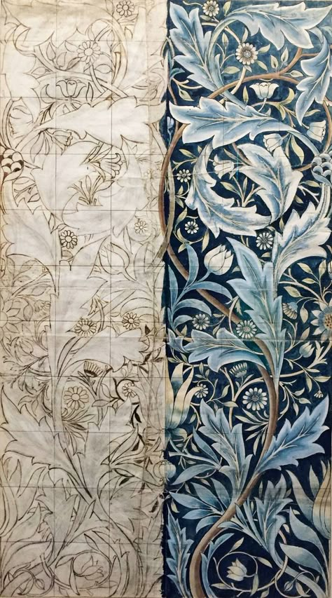 Arts And Crafts Interiors, William Morris Patterns, Morris Design, Morris Wallpapers, Motif Art Deco, Arts And Crafts Furniture, Arts And Crafts House, William Morris Art, William Morris Designs