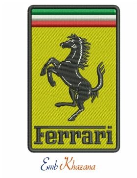 Buy Ferrari Car Logo Embroidery Dst Pes File online in USA Logo Embroidery Design, Internet Logo, Coffee Shop Logo, Event Logo, Car Logo, Patriotic Flag, Ferrari Car, Unicorn Design, Applique Embroidery Designs