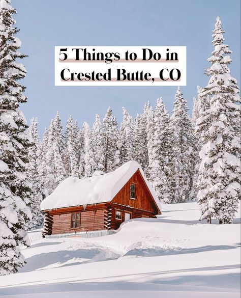 Log cabin in Crested Butte, Colorado Crested Butte Winter, Crested Butte Colorado Winter, Magical Mountain, Sled Ride, Crested Butte Colorado, East Coast Road Trip, Travel Movies, Colorado Winter, Visit Colorado