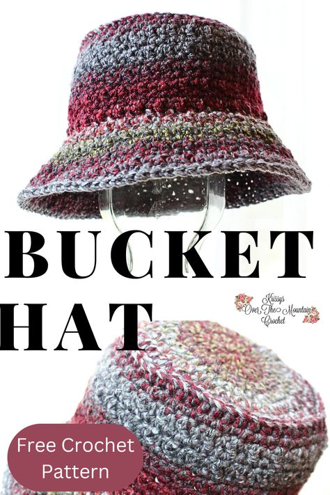 Chenille Yarn Crochet Patterns Hat, Bulky Crochet Patterns Free, Chunky Yarn Crochet Hats, Chunky Crochet Bucket Hat Pattern, Crochet Winter Bucket Hat Free Pattern, Fun Crochet Hat Patterns, Free Bulky Yarn Crochet Hat Pattern Free, Winter Bucket Hat Crochet Pattern Free, Crochet Bucket Hat Chunky Yarn