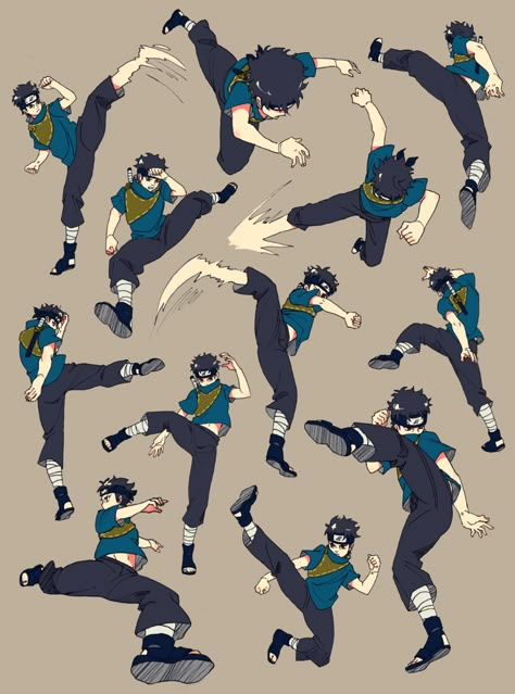 Fine I'll Sign Up — yoyo0109: (pose reference) shisui kick!!! Action Pose Reference, Body Reference Drawing, Trendy Art, Animation Reference, Poses References, Dynamic Poses, Figure Drawing Reference, Anatomy Reference, Anime Drawings Tutorials