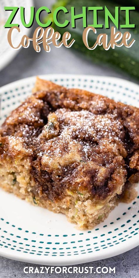 Apple Zucchini Cake, Zuchini Baking Recipes, Zucchini Coffee Cake, Use Up Zucchini, Apple Zucchini, Zucchini Desserts, Zucchini Cakes, Apple Coffee Cake, Zucchini Cakes Recipe