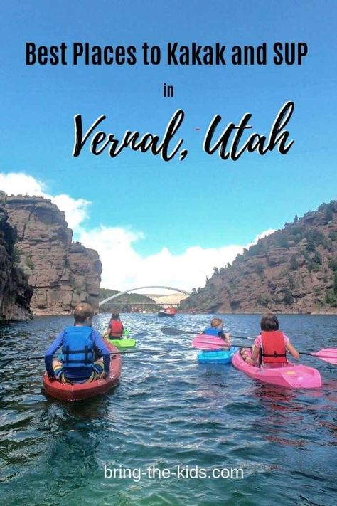 The perfect way to cool off in Vernal Utah. Find the best lakes and places for paddleboards, kayaks and more! #flaminggorge #redfleet #utahstateparks #vernalutah #familyadventure #paddlesports #kayaking River Kayak, Vernal Utah, Utah State Parks, River Kayaking, Day At The Lake, Road Trip To Colorado, Visit Utah, Utah Adventures, Wet And Wild