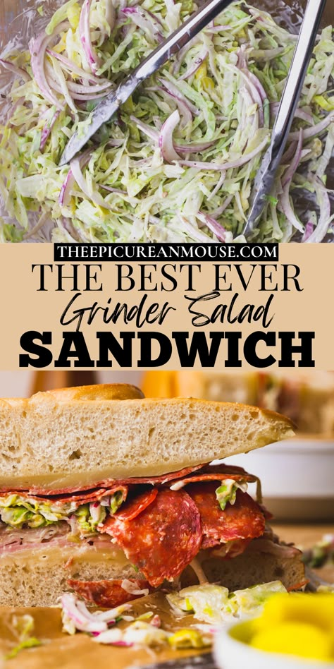 Italian Melt Sandwich, Salmon Grinder Sandwich, Italian Grinder Sandwiches, Homemade Grinder Sandwich, Tik Tok Italian Grinder, Grinder Slaw, Grinders Sandwiches Italian, Grinder Wrap, Italian Grinder Sandwich Recipes