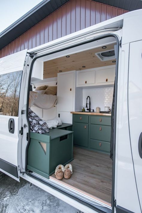 Camper Van For Sale: Nationwide delivery! 2022 RAM ProMaster Campervan Ram Promaster Conversion, Promaster Conversion, Custom Bed Frame, Van Builds, Camper Van Conversions, Campervan Conversion, Class B Rv, Recessed Ceiling Lights, Rv Trader