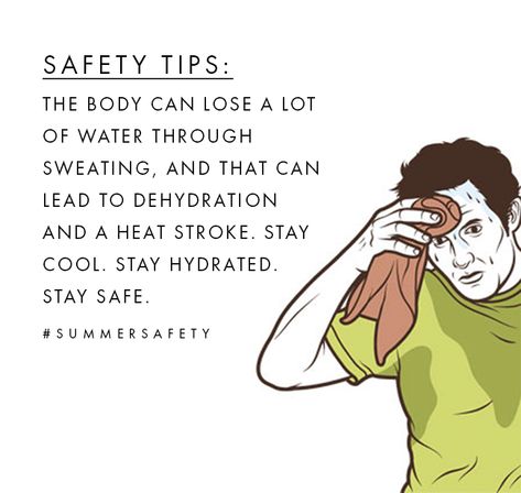 If you're sweating too much, then it's time to come out of the sun. The body can lose a lot of water through sweating, and that can lead to dehydration and a heat stroke. Stay cool. Stay hydrated. Stay safe. #SummerSafety Reminder To Hydrate, Stay Hydrated Aesthetic Quotes, Hydrate Quotes, Staying Hydrated, Cold Water Swimming Benefits, Importance Of Hydration, Sweating Too Much, Summer Safety, Flexible Dieting