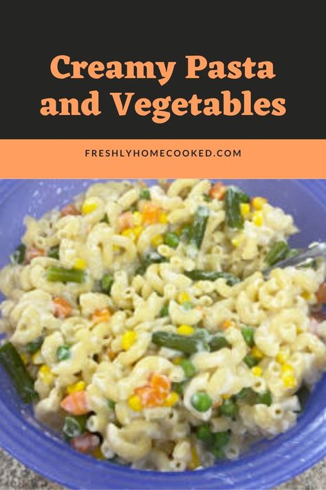 Pasta And Frozen Veggies, Pasta With Mixed Vegetables, Easy Frozen Vegetable Side Dishes, Pasta With Frozen Veggies, Easy Meals With Frozen Veggies, Bag Of Frozen Mixed Vegetables Recipes, Recipes Using Frozen Mixed Vegetables, Frozen Mixed Vegetable Recipes, Homecooked Recipes