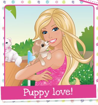 Barbie Puppy, Barbie Painting, Puppy Surprise, Barbie And Her Sisters, Barbi Benton, Baby Barbie, Puppy Cake, Barbie Doll Set, Barbie Sets