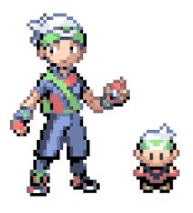 Pokemon Trainer Brendan from Pokemon Emerald. Pokemon Emerald Art, Pixel Pokemon Trainer, Pokemon Sprites Trainer, Pokemon Trainer Pixel Art, Brandon Pokemon, Pokemon Trainer Sprites, Pokemon Brendan, Pokemon Pixel Art, Pixel Art Maker