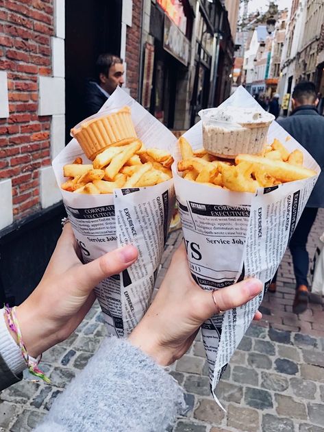 Eating My Way Through Brussels Brussels Food, Belgian Fries, Belgium Food, Brussels Travel, European Bucket List, Chocolate Waffles, Europe Holidays, Visit Amsterdam, Travel Inspiration Destinations