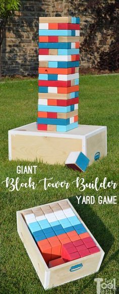 Yard Jenga, Giant Yard Games, Outdoor Yard Games, Yard Game, Diy Yard Games, Outside Games, Wood Games, Pool Noodle, Games Diy