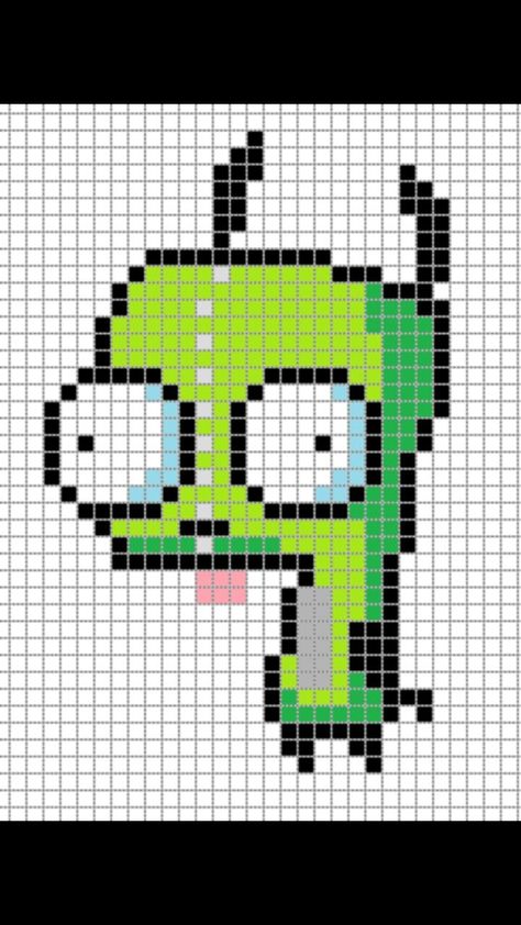 Pixel Art Templates, Perler Art, 8bit Art, Cool Pixel Art, Pixel Drawing, Perler Bead Templates, Beads Designs, Pixel Art Grid, Graph Paper Art