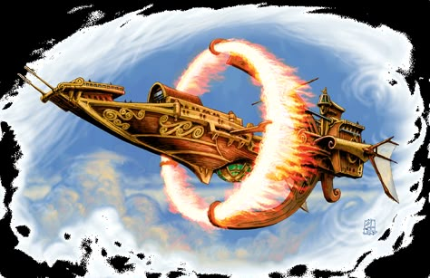 Spelljammer Ships, Spell Jammer, Airship Art, Flying Ships, Fantasy Ships, Hyrule Castle, Fantasy Vehicles, Flying Ship, Air Ship