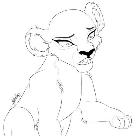 Lion Oc Female, King Drawing, Body Type Drawing, Lion King Drawings, Female Lion, Lion King Pictures, Lion Drawing, Horse Sketch, Lion King Art