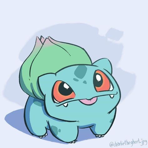 Pokemon Bulbasaur Tattoo, How To Draw Bulbasaur, Cute Bulbasaur Drawing, Pokemon Bulbasaur Art, Bulbasaur Doodle, Art Cute Kawaii Anime, Kawaii Bulbasaur, Bulbasaur Drawing, Bulbasaur Cute