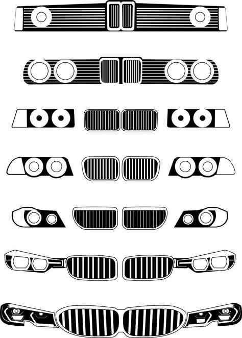 The amazing lineage of the 3 series Bmw Drawing, Barbie Cat, Car Studio, Bmw White, Car Facts, Photoshop Png, Radiator Springs, Disney Drawings Sketches, Cardboard Box Crafts