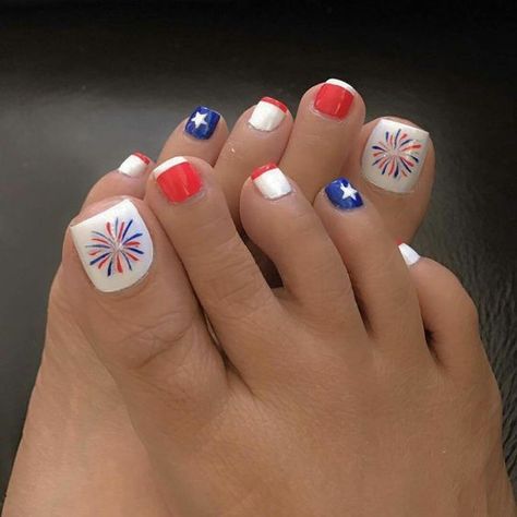 10 Festive 4th of July Toenail Designs for Summer Fun – Most Trend Forth Of July Toenails, 4th Of July Nails Toes, Fourth Of July Pedicure Ideas, Fourth Of July Toenails, Patriotic Toe Nails, 4th Of July Toenail Designs, 4th Of July Toenails, Patriotic Pedicure, Neon Pink Nail Polish