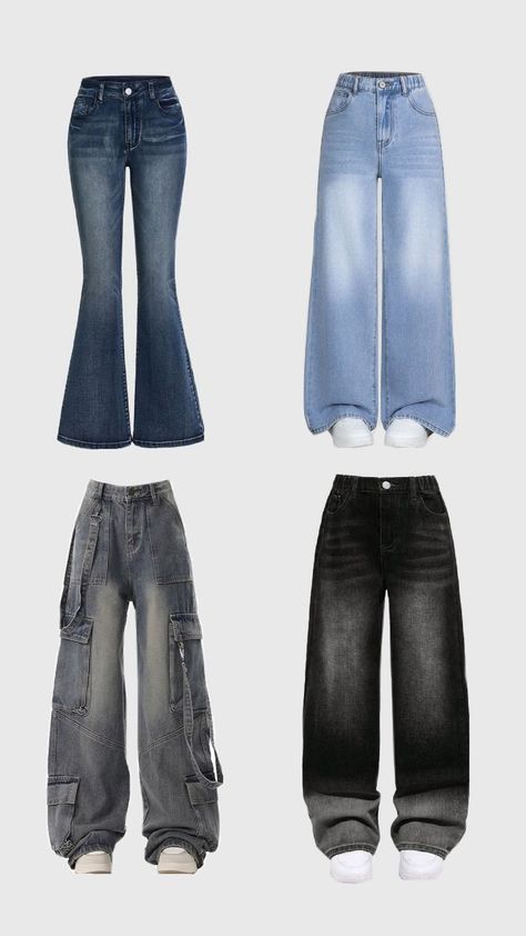 jeans TikTok 💡 idea Jeans Picture Ideas, Different Types Of Jeans Name, Girly Style Outfits, Bday Wishlist, Types Of Jeans, Jeans Models, Fashion Vocabulary, Girly Style, Quick Outfits