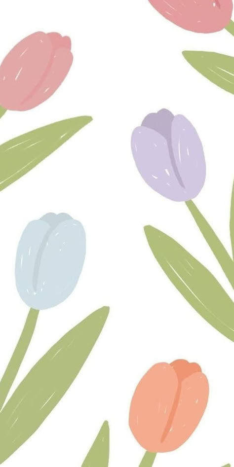 cute Easter wallpaper: pastel tulips Apple Watch Spring Wallpaper, Easter Wallpaper For Iphone, April Phone Wallpaper Aesthetic, Iphone Wallpaper Spring Aesthetic, Cute April Wallpaper, Easter Cute Wallpaper, Cute Spring Wallpapers Aesthetic, April Phone Background, Phone Backgrounds For Spring