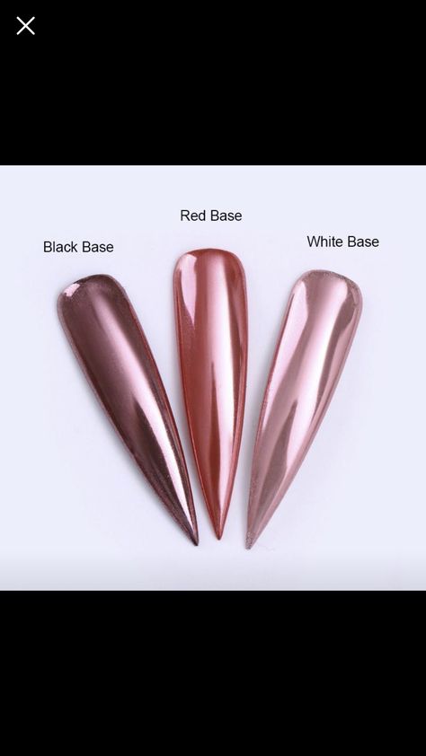 Rose gold nails Rose Gold Medium Nails, Pink And Rose Gold Nails Acrylic, Rose Pink Chrome Nails, Dark Rose Gold Nails, Rose Gold Chrome French Tip Nails, Rose Gold Chrome Nails Designs, Rose Gold Prom Nails, Mauve Chrome Nails, Nude And Rose Gold Nails