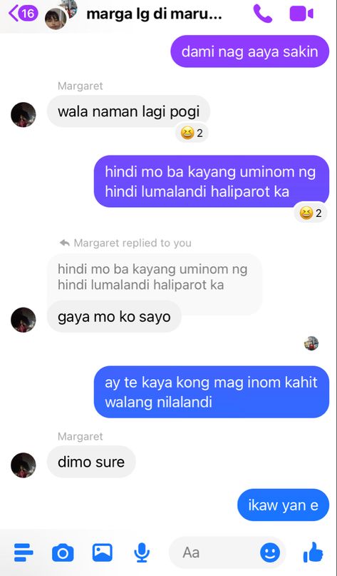 Filipino Messenger Convo, Messenger Convo Tagalog, Convo Messenger, Burned Hand Pic, Cute Texts For Her, Ig Notes, Tagalog Quotes Hugot Funny, Aesthetic Editing, Tagalog Quotes Funny