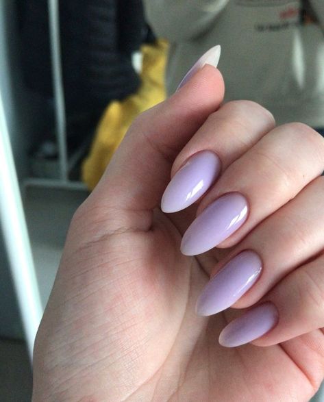 Pale Purple Nails, Rave Nails, Light Purple Nails, Classy Nail Art Ideas, Violet Nails, Lilac Nails, Milky Nails, Plain Nails, Lavender Nails