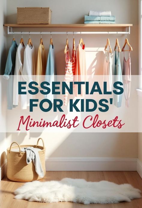 Creating a minimalist wardrobe for children simplifies daily routines and reduces clutter while ensuring kids have versatile clothing options. A well-curated kids' minimalist closet focuses on essential pieces that mix and match easily, stand up to wear and tear, and adapt to various occasions and seasons. By carefully selecting key items, parents can build a functional wardrobe that grows with their child and minimizes decision fatigue. Weekly Clothes Organizer, Minimal Kids Room, Toddler Wardrobe, Kids Clothes Storage, Minimal Closet, Kids Clothes Organization, Minimalist Kids, Functional Wardrobe, Decision Fatigue