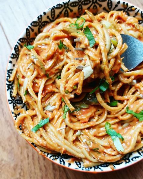 Pasta With Coconut Cream, Milk Pasta Recipes, Coconut Cream Pasta Sauce, Edamame Pasta Recipes, Coconut Cream Pasta, Coconut Milk Pasta, Cream Pasta Sauce, Spinach Artichoke Bites, Milk Pasta