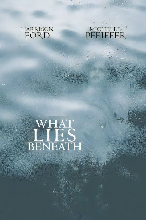 What Lies Beneath Movie, What Lies Beneath, Movie Posters Minimalist, Blue Books, Horror Movies, Unique Art, How To Memorize Things, Book Cover, Books