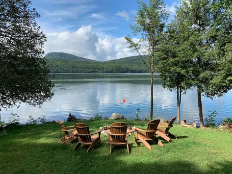 Vermont Lake House, Lake Willoughby Vermont, Lake Airbnb, Country Lake House, Lake Willoughby, Paradise House, House On Lake, Lake Party, Private Lake