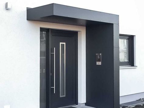 Modern Entrance Door Canopy : Open Space Concepts