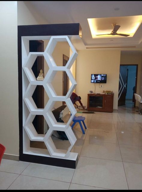 room divider screen room divider studio apartment room divider tv stand room dividers screen room dividing screen room dividing screens room decor bedroom room decor ideas room decoration ideas Hexagon Room Divider, Hexagon Partition, Wooden Wall Partition, Room Divider Ideas, Partition Designs, Wall Wardrobe Design, Wall Partition Design, Wall Partition, Divider Ideas