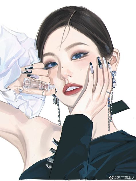 Kpop Drawings, 캐릭터 드로잉, Fashion Art Illustration, Body Drawing, Realistic Art, Kpop Fanart, Art Tutorials Drawing, Cute Images, Girl Drawing