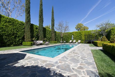 French Provincial Pool Area, French Provincial Backyard, Backyard Extension, French Pool, Modern Manor, French Country Manor, Country Pool, Pool Surround, Cocktail Pool