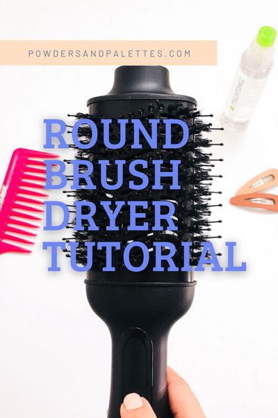 Tips on how to use a round brush blow dryer Brush Dryer Tutorial, How To Use A Round Brush Blow Dryer, How To Use Round Brush Hair Dryer, How To Use A Blow Dryer Brush, How To Use A Round Brush, How To Blow Dry Hair With Round Brush, Blow Dryer Brush Tutorial, Round Brush Hair Dryer, Blow Drying Tips