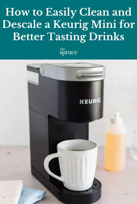 Deep Clean Keurig, How To Deep Clean Keurig Coffee Maker, Diy Descale Keurig, How To Descale A Keurig Coffee Maker, Keurig Cleaning Vinegar, Diy Keurig Descaling Solution, Cleaning Keurig Coffee Maker, Cleaning A Keurig Coffee Maker, Clean Keurig With Vinegar