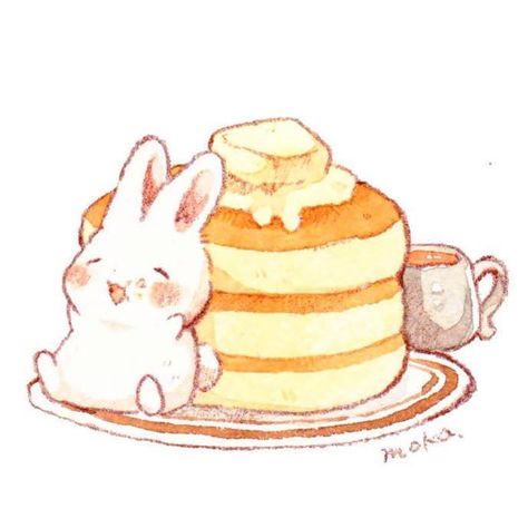 귀여운 음식 그림, Bunny Drawing, Cute Kawaii Animals, Stickers Kawaii, Kawaii Illustration, Cute Food Drawings, Cute Food Art, Cute Animal Drawings Kawaii, Cute Kawaii Drawings