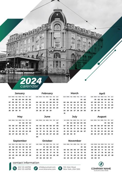 Calendar 2024 With Simple And Modern Design#pikbest##Templates Modern Calendar Design, Simple Modern Interior, Calendar Design Template, Modern Calendar, Business Calendar, Creative Planner, Simple Website, 2024 Calendar, Calendar 2024