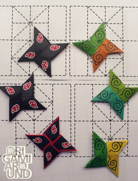 Naruto Birthday Party, Diy Manga, Ninja Crafts, Origami Yoda, Origami Bookmarks, Origami Star Box, Origami Ornaments, Disney Olaf, Creative Birthday Cards